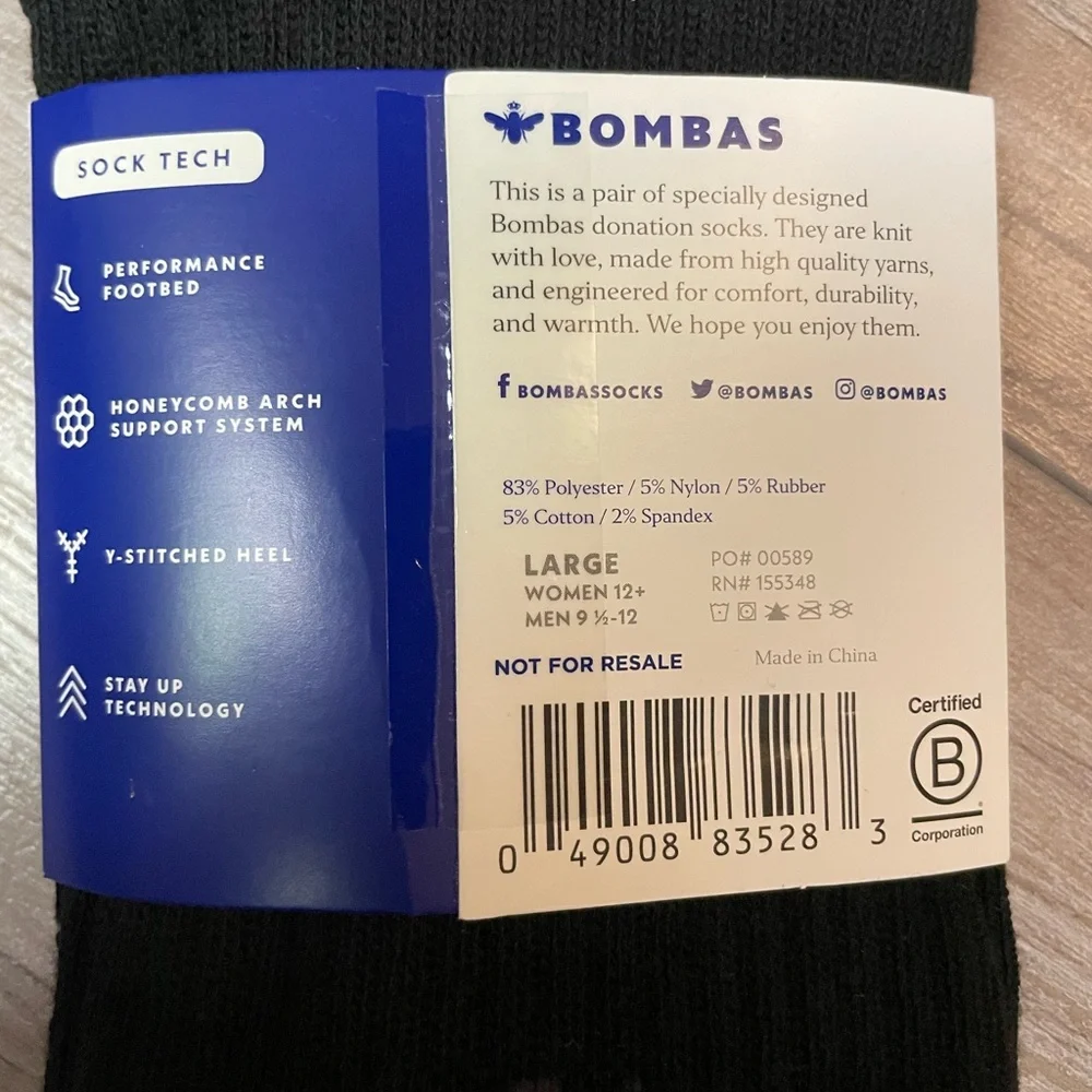 Women’s Bombas Socks NWT